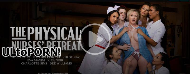 Transfixed.com, AdultTime.com: Dee Williams, Khloe Kay, Jean Hollywood, Charlotte Sins, Jade Venus, Kira Noir, Eva Maxim - The Physical Nurses Retreat [2.73 GB / FullHD / 1080p] (Shemale)