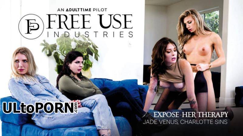 Transfixed.com, Adulttimepilots.com: Jade Venus, Charlotte Sins - Free Use Industries: Expose Her Therapy [1.04 GB / FullHD / 1080p] (Shemale)