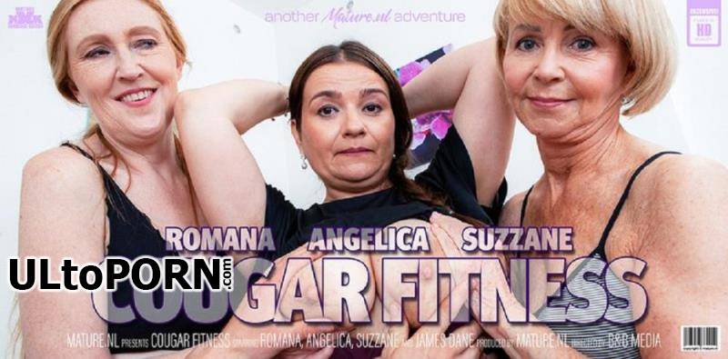 Mature.nl: Angelica (49), James Dane (20), Romana (70), Suzzane (51) - Three cougars fuck their instructor during fitness [1.58 GB / FullHD / 1080p] (Group Sex)
