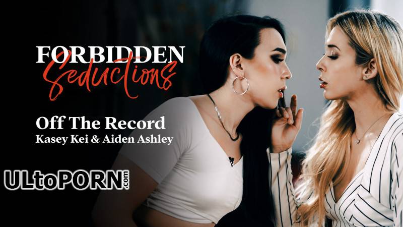 AdultTime.com: Aiden Ashley, Kasey Kei - Off The Record [652 MB / SD / 544p] (Shemale)