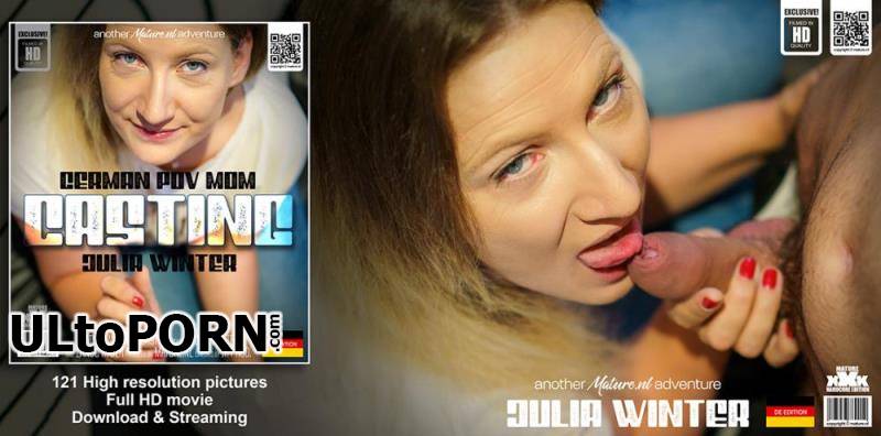 Mature.nl: Julia Winter (EU) (36), Lando Ryder (29) - POV casting fucking and sucking with German mom Julia Winter [1.30 GB / FullHD / 1080p] (Mature)