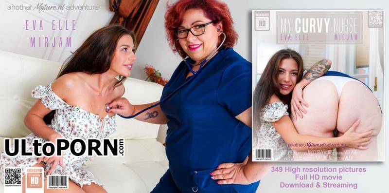 Mature.nl: Eva Elle (23), Mirjam (51) - Hot young Eva Elle gets a kinky checkup from curvy mature nurse Mirjam [1.17 GB / FullHD / 1080p] (Strapon)