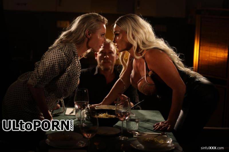 SinfulXXX.com: Aubrey Black, Brittany Bardot - Aubrey For Dinner 2 [2.31 GB / FullHD / 1080p] (Threesome)