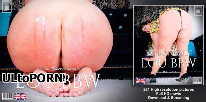 Mature.nl: Lou BBW (EU) (35) - Curvy Big butt Milf Lou BBW with her big breasts is going solo [1.11 GB / FullHD / 1080p] (Mature)