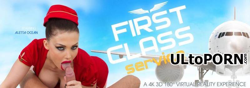 VRbangers.com: Aletta Ocean - First Class Service [1.61 GB / HD / 960p] (Oculus)