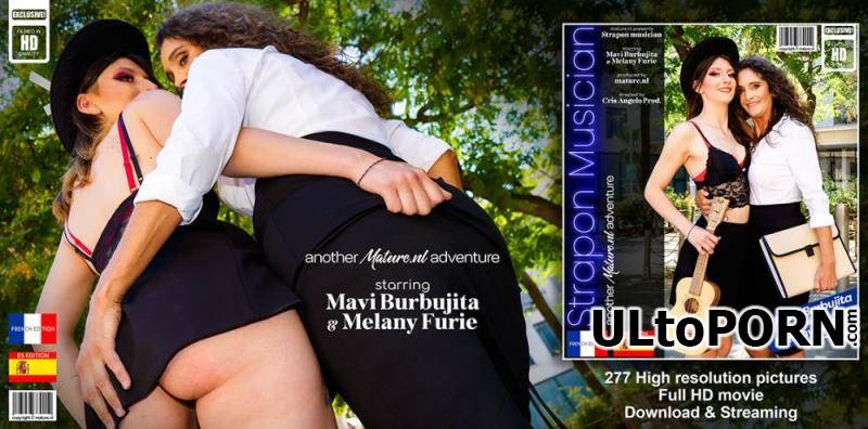 Mature.nl: Mavi Burbujita (EU) (52), Melany Furie (24) - Spanish MILF Mavi Burbujita does hot young skinny French Melany Furie with a strapon [1.70 GB / FullHD / 1080p] (Lesbian)