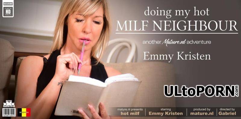 Mature, nl: Emmy Kristen (EU) (46), Torquemada (36) - Emmy Kristen is a blonde MILF who loves to fuck and suck her neighbours hard cock [762 MB / SD / 540p] (Mature)