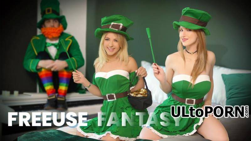 FreeuseFantasy.com, TeamSkeet.com: Emma Bugg, Octavia Red - Pinched by a Leprechaun! [1.75 GB / UltraHD 4K / 2160p] (Threesome)