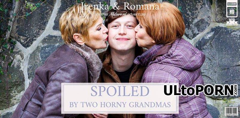 Mature.nl: Irenka (63), Lenny Yankee (26), Romana (72) - Grandmas Irenka and Romana seduce a toyboy in a hard fucking threesome [1.75 GB / FullHD / 1080p] (Threesome)