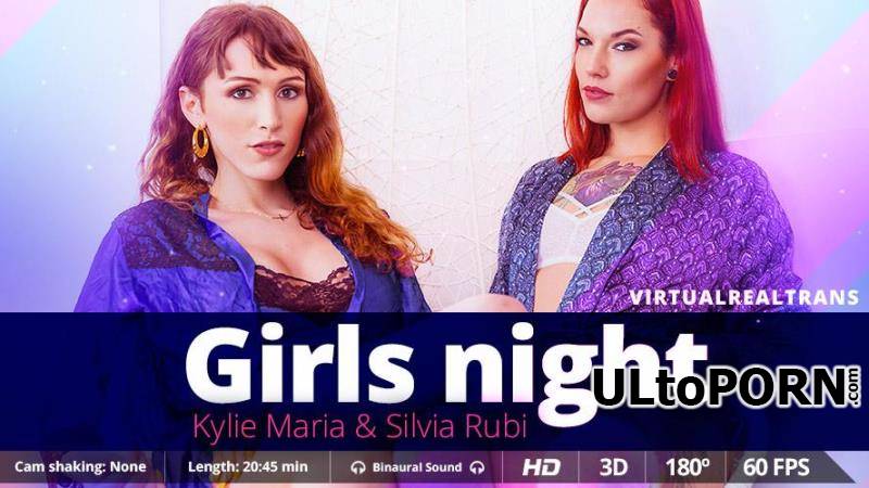 VirtualRealTrans.com: Kylie Maria, Silvia Rubi - Girls night [2.08 GB / UltraHD 2K / 1600p] (Shemale)