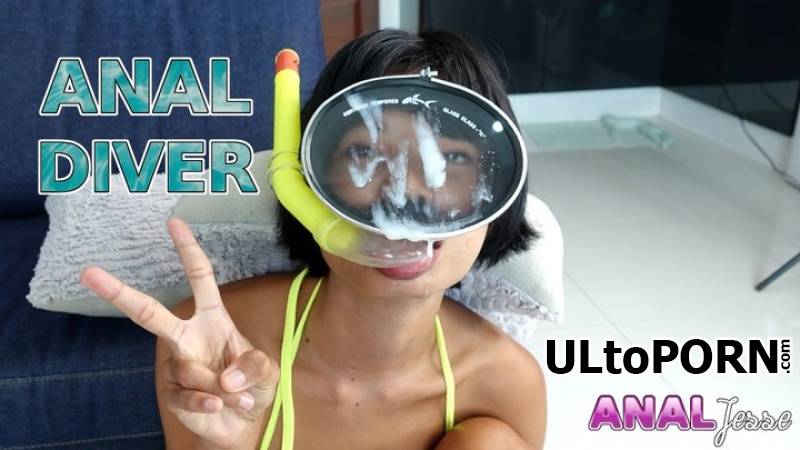 AnalJesse.com, ManyVids.com: Anal Jesse - Anal Diver Gets Her Asian Ass Stretched [1.05 GB / FullHD / 1080p] (Anal)