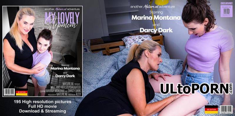 Mature.nl: Darcy Dark (19), Marina Montana (EU) (55) - 55 year old MILF doing her 19 year old stepdaughter [1.34 GB / FullHD / 1080p] (Lesbian)