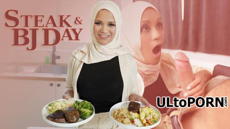 HijabMylfs.com, MYLF.com: Jazmine Cruz - Steak and Blowjob Day [1.73 GB / FullHD / 1080p] (Milf)