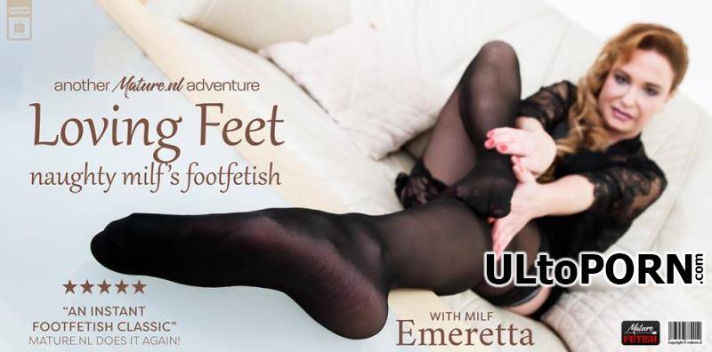 Mature.nl: Emmereta (45) - Czech MILF Emmereta has a footfetish and gets aroused when playing with her feet [759 MB / FullHD / 1080p] (Fetish)