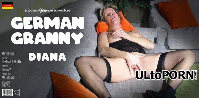 Mature.nl: Diana V (EU) (50) - Horny German granny Diana fingers her mature pussy and has an orgasm [1.10 GB / FullHD / 1080p] (Mature)