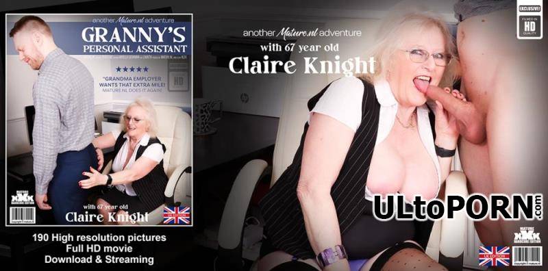 Mature.nl: Chris Cobalt (28), Claire Knight (EU) (67) - 67 year old granny employer Claire Knight fucking her way younger personal assistant [1.38 GB / FullHD / 1080p] (Mature)