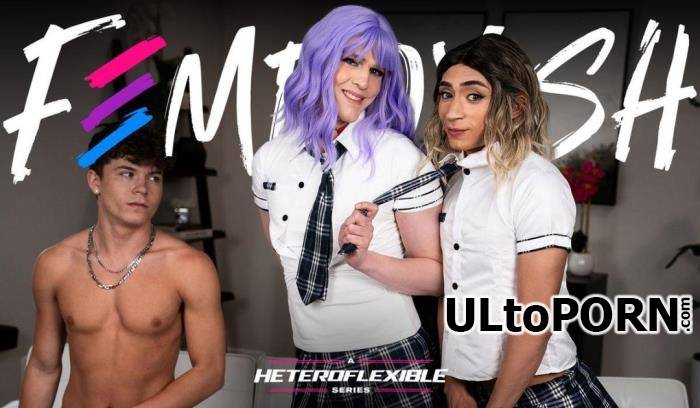 Drake Von, Ander Wolfe, Sage Roux - Schoolgirl Femboy Gets Spitroasted By Bestie And BF (FullHD/1080p/734 MB)