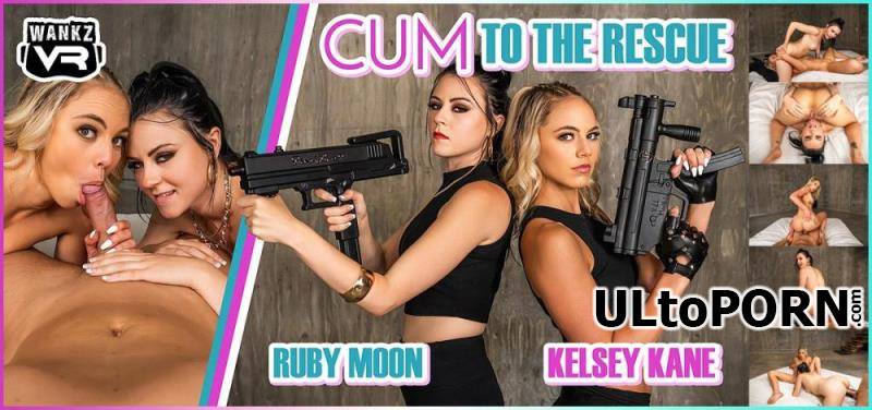 WankzVR.com: Kelsey Kane, Ruby Moon - Cum To The Rescue [20.3 GB / UltraHD 4K / 3600p] (Oculus)