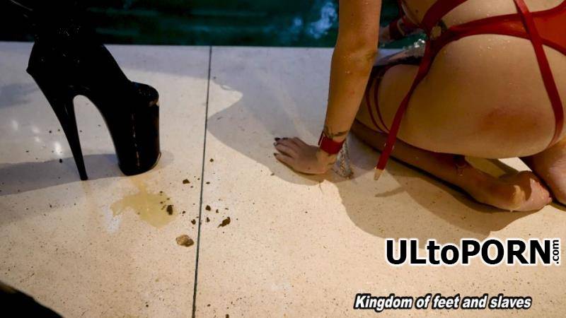 Kingdom Of Feet And Slaves: Lick the wasabi off my heels [1.9 GB / FullHD / 1080p] (Femdom)