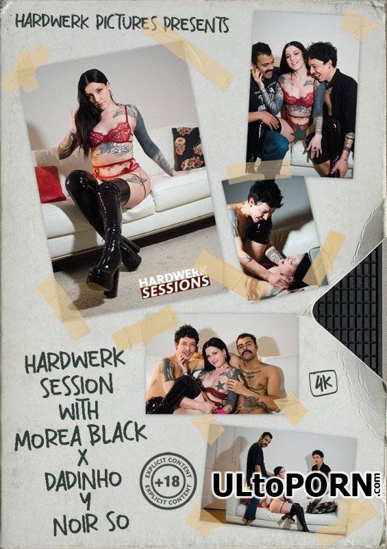 HardWerk.com: Morea Black - Session With Morea Black, Dadinho And Noir So [3.38 GB / FullHD / 1080p] (Threesome)