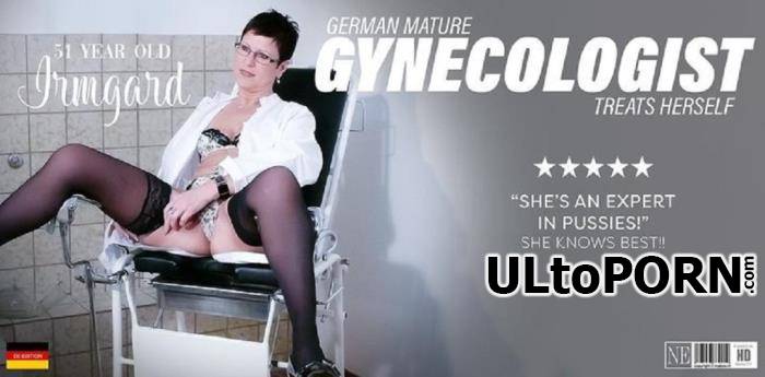 Irmgard (EU) (51) - Irmgard is a German cougar gynecologist who takes her expertise on herself to get an orgasm (FullHD/1080p/915 MB)