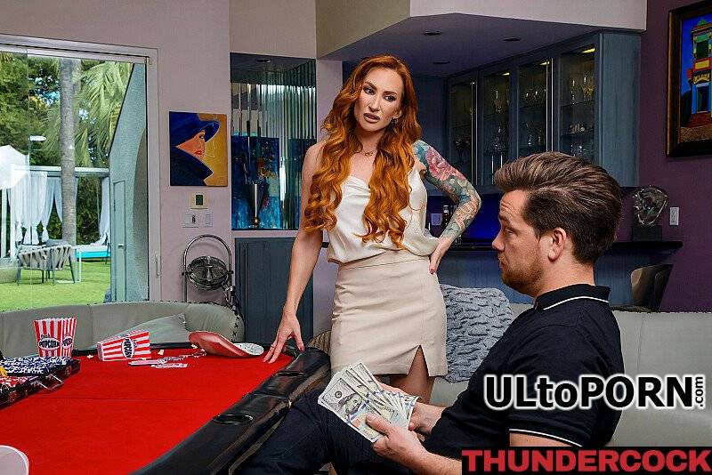 ThunderCock.com, NaughtyAmerica.com: Sophia Locke Kyle Mason - Busty Redhead Sophia Locke pays off her husband's poker debt with her pussy [3.23 GB / FullHD / 1080p] (Big Tits)