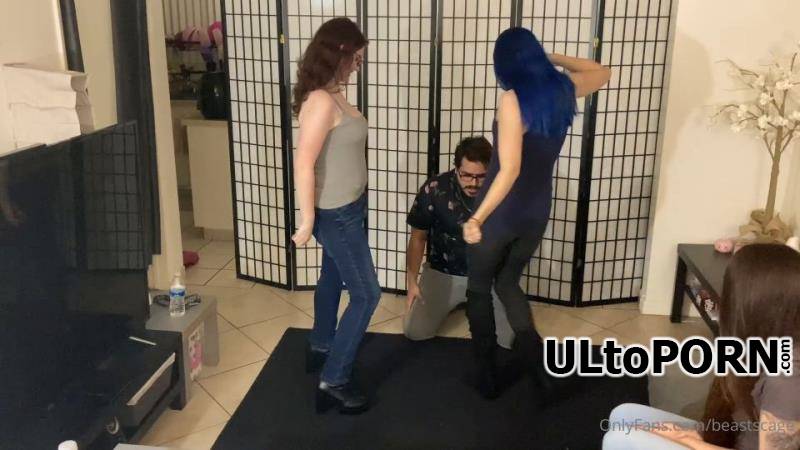 Beastcage Ballbusting - Lesson on groin strikes 2 [176.76 MB / FullHD / 1080p] (Femdom)